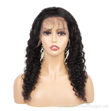 Grade 10a 26Inch 28Inch Loose Deep Wave Raw Virgin Mink Brazilian Unprocessed Human Hair Full Lace Wigs Vendor